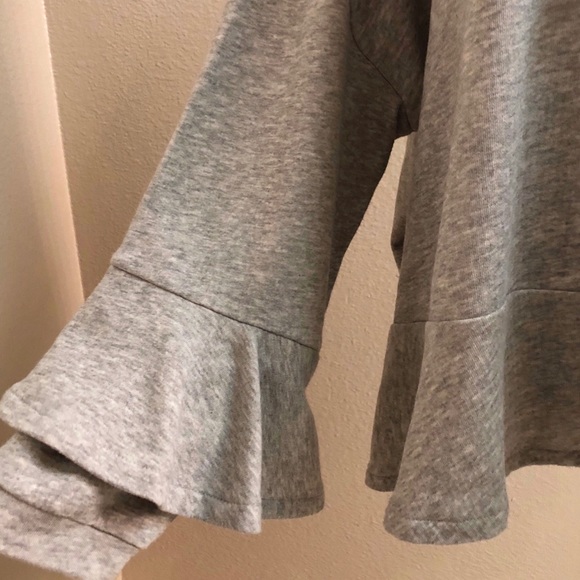 Ruffle Sleeve Sweatshirt - Picture 3 of 6